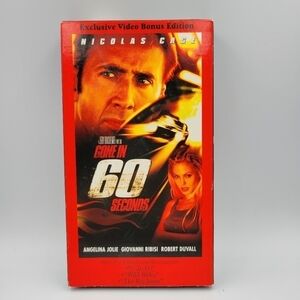 2000 Gone in 60 Seconds by Touchstone Pictures VHS Tape